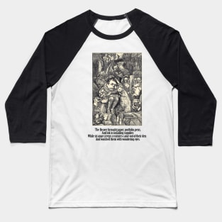 The Beavers Tale - The Hunting Of The Snark Baseball T-Shirt